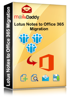 Avatar MailsDaddy Lotus Notes To Office 365 Migration